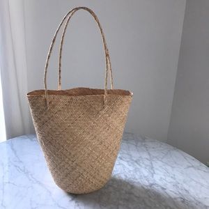 Woven Straw Basket Bag/Tote